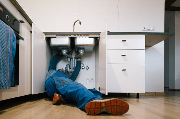 Professional Plumbing technician working in West Bend, WI